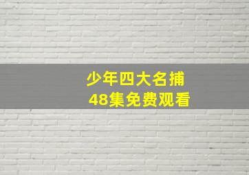 少年四大名捕48集免费观看