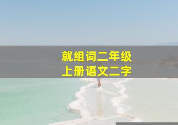 就组词二年级上册语文二字