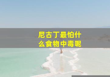 尼古丁最怕什么食物中毒呢