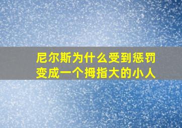 尼尔斯为什么受到惩罚变成一个拇指大的小人