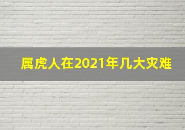 属虎人在2021年几大灾难