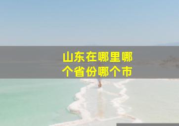 山东在哪里哪个省份哪个市