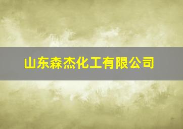 山东森杰化工有限公司