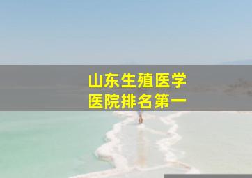 山东生殖医学医院排名第一