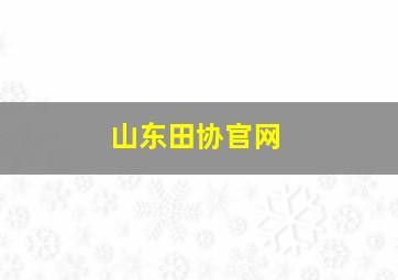 山东田协官网