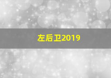 左后卫2019