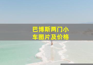 巴博斯两门小车图片及价格