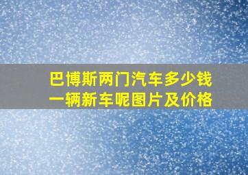 巴博斯两门汽车多少钱一辆新车呢图片及价格