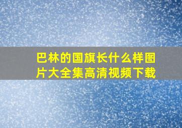 巴林的国旗长什么样图片大全集高清视频下载