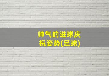 帅气的进球庆祝姿势(足球)