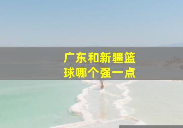 广东和新疆篮球哪个强一点