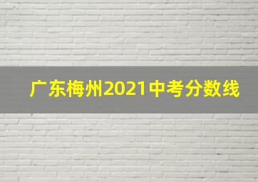 广东梅州2021中考分数线