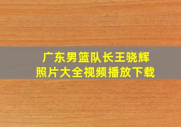 广东男篮队长王骁辉照片大全视频播放下载