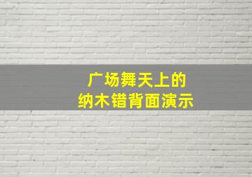 广场舞天上的纳木错背面演示