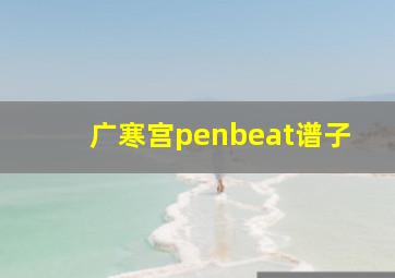 广寒宫penbeat谱子