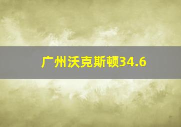 广州沃克斯顿34.6