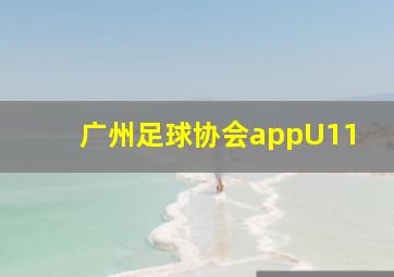 广州足球协会appU11