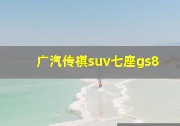 广汽传祺suv七座gs8