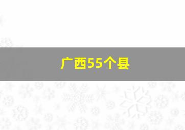 广西55个县