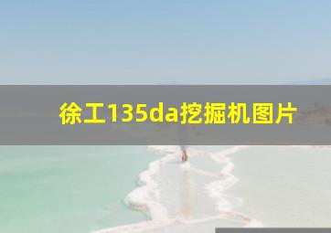 徐工135da挖掘机图片