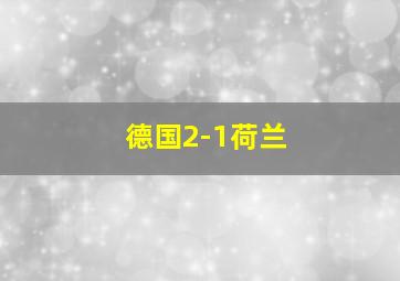 德国2-1荷兰