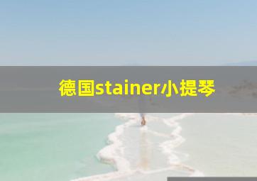 德国stainer小提琴