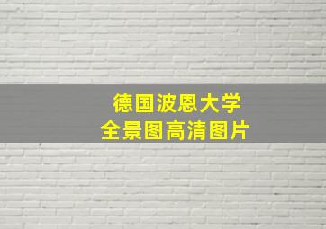 德国波恩大学全景图高清图片