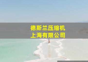 德斯兰压缩机上海有限公司