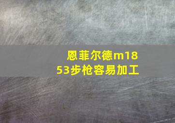 恩菲尔德m1853步枪容易加工