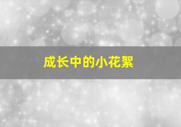 成长中的小花絮