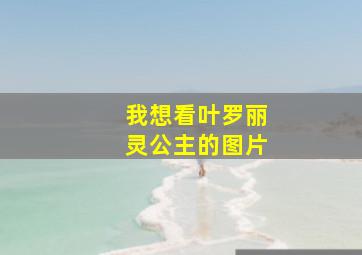 我想看叶罗丽灵公主的图片