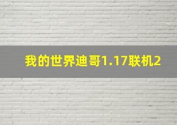 我的世界迪哥1.17联机2