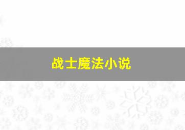 战士魔法小说