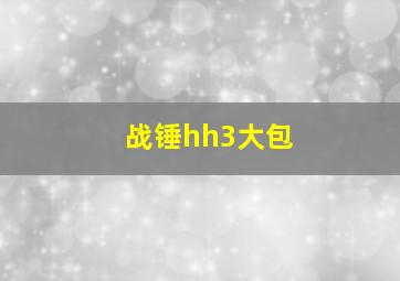 战锤hh3大包