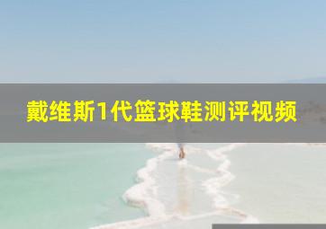 戴维斯1代篮球鞋测评视频