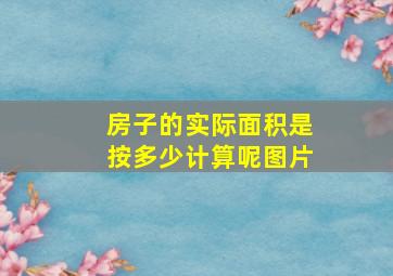 房子的实际面积是按多少计算呢图片