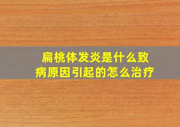 扁桃体发炎是什么致病原因引起的怎么治疗