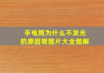 手电筒为什么不发光的原因呢图片大全图解