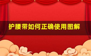 护腰带如何正确使用图解