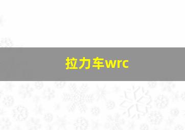 拉力车wrc