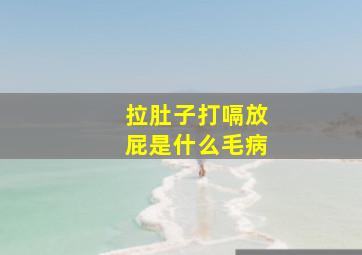 拉肚子打嗝放屁是什么毛病