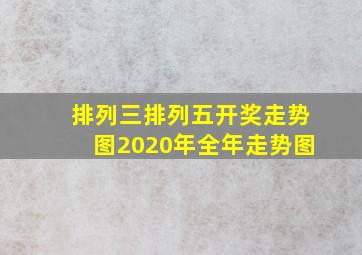 排列三排列五开奖走势图2020年全年走势图