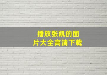 播放张凯的图片大全高清下载