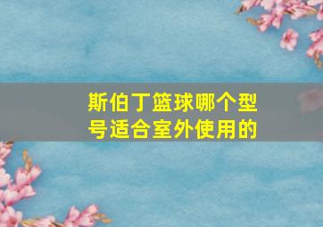 斯伯丁篮球哪个型号适合室外使用的