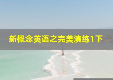 新概念英语之完美演练1下