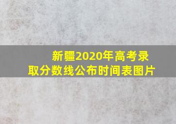 新疆2020年高考录取分数线公布时间表图片