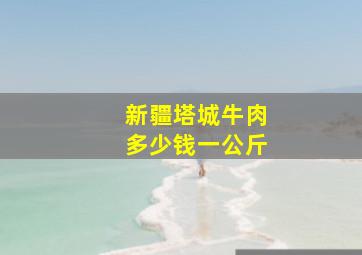 新疆塔城牛肉多少钱一公斤