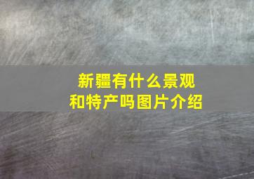 新疆有什么景观和特产吗图片介绍