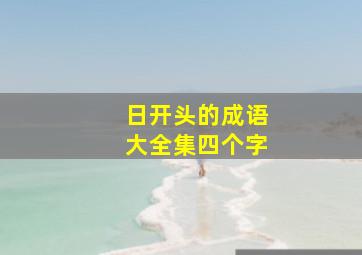 日开头的成语大全集四个字