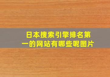 日本搜索引擎排名第一的网站有哪些呢图片